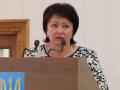 Galina Danilchenko fue elegida alcaldesa de la ciudad ucraniana de Melitopol tras el secuestro por parte de tropas rusas del alcalde electo