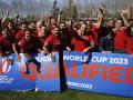 La Selección española de rugby tras conseguir la clasificación para el Mundial