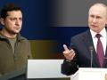 Los presidentes Volodimir Zelenski y Vladimir Putin