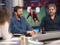 Nuria Roca, Arturo Valls y Ernesto Sevilla, en El Homriguero
