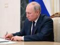 El presidente ruso, Vladimir Putin, preside vía telemática una reunión del Consejo de Seguridad la semana pasada