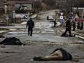 Cadáveres en las calles de la ciudad ucraniana de Bucha