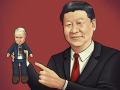 Ilustración Xi Jinping y Putin