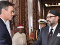 Pedro Sánchez y el Rey Mohamed VI de Marruecos