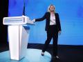 Le Pen, tras conocerse por los sondeos que seguramente estará en la segunda vuelta de las presidenciales