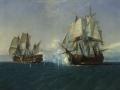 Combate naval entre el navío Catalán al mando de Serrano y el Mary al mando de Vernon