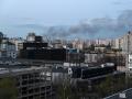 Columna de humo en Kiev después de que los rusos hayan bombardeado nuevamente la capital