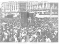 Manifestación el 1 de mayo de 1909 en la Puerta del Sol de Madrid