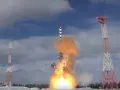 Prueba de un misil Satán 2, en 2018