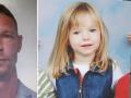 El sospechoso, Christian Brueckner, y Madeleine McCann, que desapareció en 2007