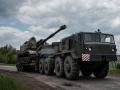 Un tanque circula por Ucrania en plena guerra