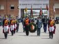 Homenaje a los caídos de la Guardia Civil durante la conmemoración del 178 aniversario de su fundación