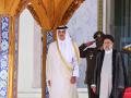 Emir de Catar y presidente de Irán