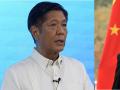 Ferdinand Marcos Jr. presidente electo de Filipinas y el presidente chino Xi Jinping (D)