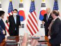 Reunión entre el presidente de Corea del Sur, Yoon Suk-yeol, y el de Estados Unidos, Joe Biden, en Seúl