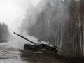 Tanque ruso destruido Donbás Ucrania