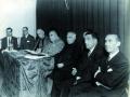 Ángel Ayala, en el centro, en la XL Asamblea de Secretarios de la Asociación en 1949