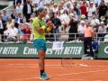 Rafa Nadal, justo en el momento en el que ha ganado Roland Garros