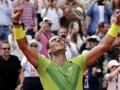 Rafa Nadal, celebrando su 14ª victoria en París.