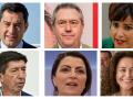 Los candidatos a la Junta de Andalucía