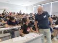 Varios alumnos realizando la prueba de la EBAU en Murcia
