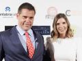 Luis Alfonso de Borbon and Margarita Vargas at the photocall of the Fundacion Querer and Columbus event in Madrid on Tuesday, April 26, 2022.
