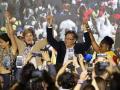 Gustavo Petro celebra el resultado de las elecciones Junio 2022