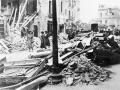 Destrucciones causadas por el bombardeo italiano en Granollers