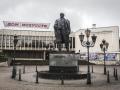 Una estatua de Vladimir Lenin en la ciudad de Kaliningrado