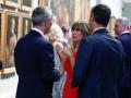 Pedro Sánchez y Begoña Gómez han ejercido de anfitriones de la cena organizada por España en el Museo del Prado para los dirigentes de la OTAN