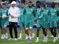 Un entrenamiento del Real Madrid en la pasada temporada