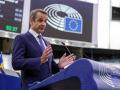 El primer ministro griego Kyriakos Mitsotakis ante el Parlamento Europeo