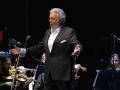 El tenor Placido Domingo durante su actuación hoy lunes en el festival Starlite de Marbella que se celebra en la localidad malacitana