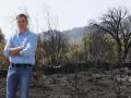 Sánchez visita las zonas afectadas por los incendios en Extremadura