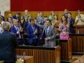 Primera sesión del debate de investidura de Juanma Moreno en el Parlamento andaluz