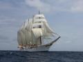 El Juan Sebastián de Elcano es el buque insignia de la Armada Española