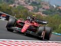 El Ferrari de Carlos Sainz durante la clasificación del GP de Hungría