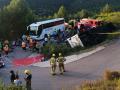 El accidente de autobús de Rubió (Barcelona) de este sábado dejó 17 personas heridas, 3 graves
