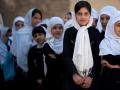 Niñas afganas, a las que no se les permite el acceso a los colegios secundarios