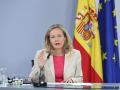 La ministra de Asuntos Económicos, Nadia Calviño, sigue viendo cómo cae la constitución de empresas.