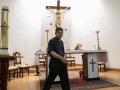 El obispo nicaragüense Rolando Álvarez, detenido por sus críticas al régimen de Daniel Ortega