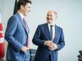 Justin Trudeau y Scholz firmaron el acuerdo en la isla de Terranova