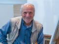 Antonio López en su taller en 2018