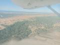 Imágenes de Doñana desde el aire donde se puede apreciar la fuerte sequía