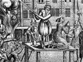 Un verdugo ejecutando a una mujer condenada (Ejecución de Leonora Dori en 1617)