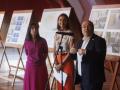 El ministro de Cultura y Deportes, Miquel Iceta y la ministra de Industria, Comercio y Turismo, Reyes Maroto junto con la delegada del gobierno en Madrid, Mercedes González presentan proyectos conjuntos en el Paisaje de la Luz en el Museo Nacional Centro de Arte Reina Sofía en Madrid