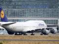 Un avión de Lufthansa en el aeropuerto de Frankfurt (Alemania)