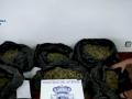 Imagen de 13,5 kilos de marihuana incautados por la Policía Nacional