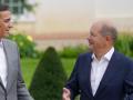 Pedro Sánchez junto a Olaf Scholz la semana pasada en Alemania