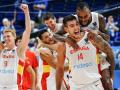 La felicidad de los jugadores de la selección española de baloncesto: están ya en semifinales
